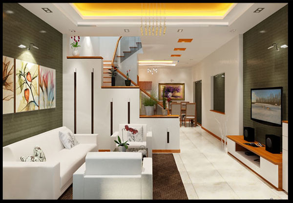 Đèn led trang trí phòng khách
