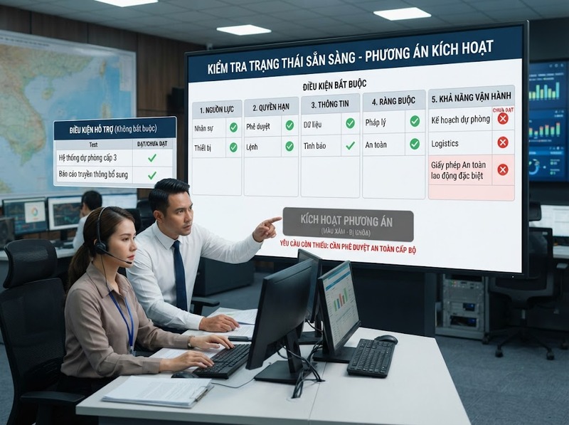 Điều kiện tiên quyết của giải pháp cần được đáp ứng trước những bước nào