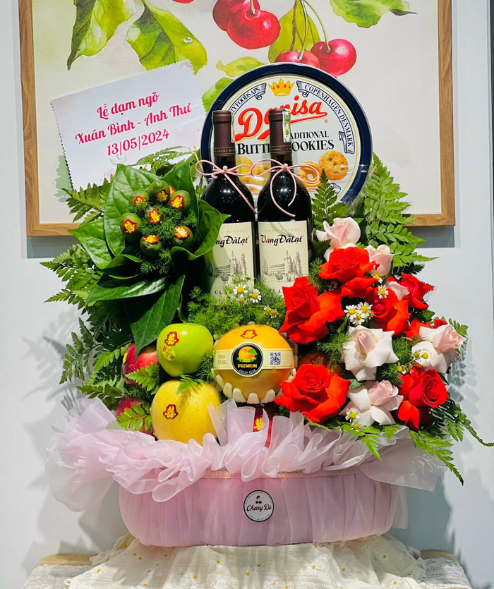 Giỏ trái cây dạm ngõ truyền thống gồm những gì?