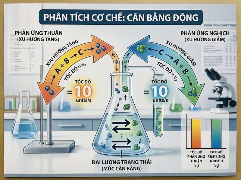 Hiện tượng cân bằng xuất hiện khi các tác động đối nghịch được cân bằng thế nào