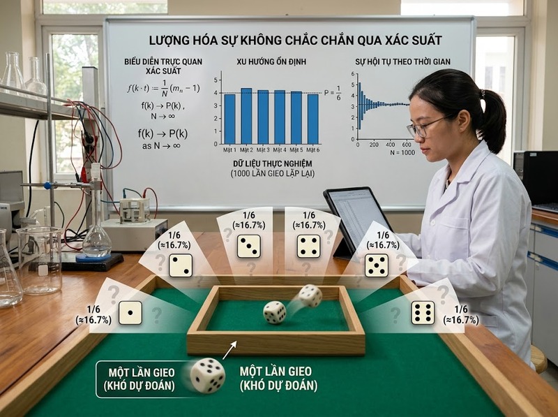 Hiện tượng ngẫu nhiên được mô tả và phân tích bằng xác suất như thế nào