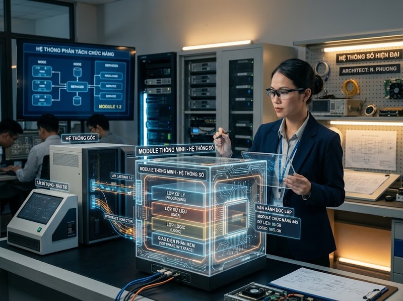 Module trong kiến trúc công nghệ là gì và đảm nhiệm chức năng nào
