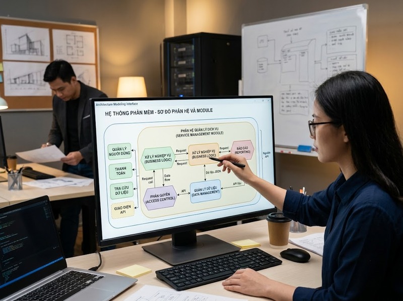 Module và phân hệ khác nhau thế nào về phạm vi và chức năng