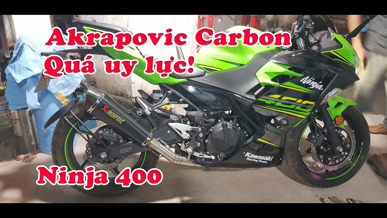 Đánh giá pô akrapovic ninja 400