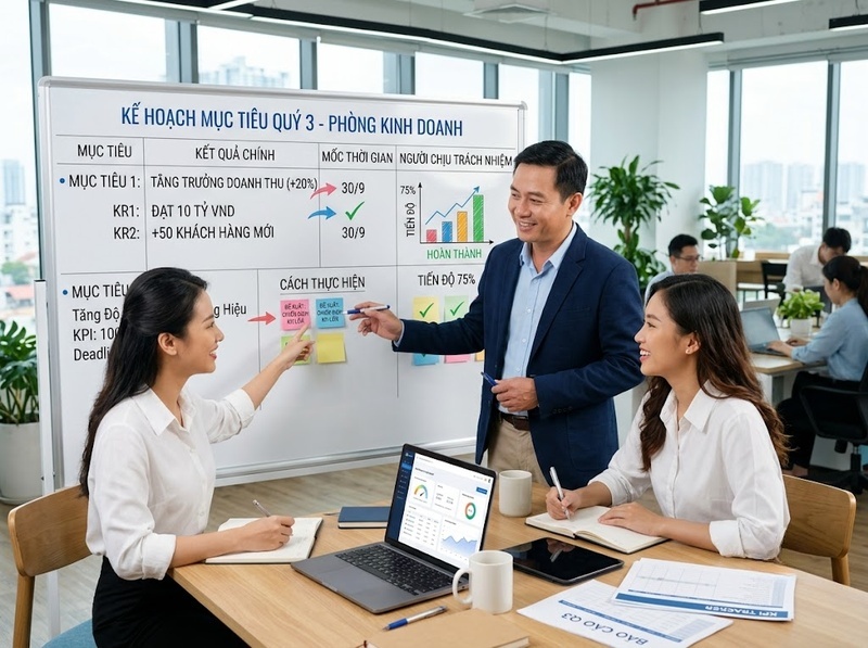 Quản trị theo mục tiêu là gì và được triển khai theo nguyên lý nào