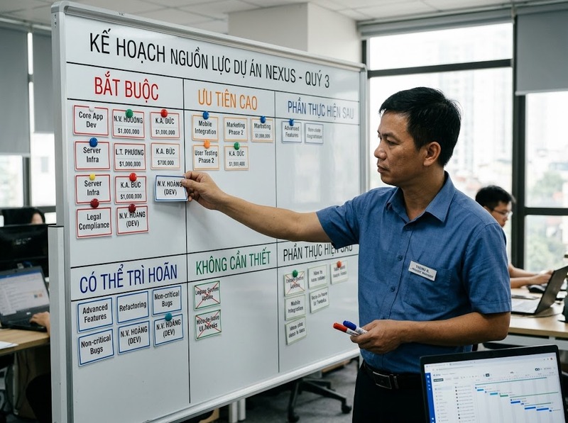 Thiết kế giải pháp theo nguồn lực cần cân đối mục tiêu và giới hạn thế nào