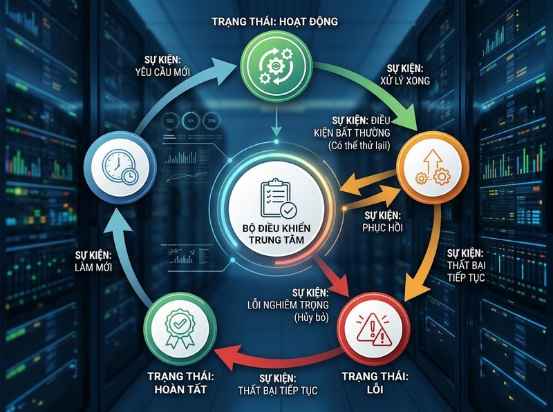 Trạng thái hệ thống cho biết hệ thống đang ở điều kiện vận hành nào