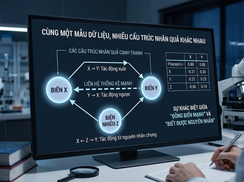 Tương quan không chứng minh nhân quả vì còn những cách giải thích thay thế nào
