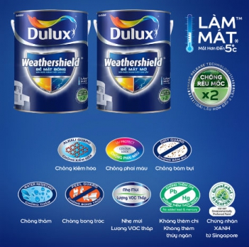 Sơn ICI Dulux Weathershield chính hãng - Cà phê học thuật