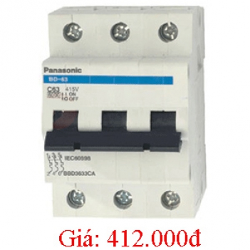 Cầu dao tự động MCB 3P/20A 6KA BBD3203CA Panasonic - Cà phê học thuật