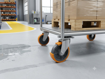 Vật liệu composite có phù hợp với bánh xe đẩy không?