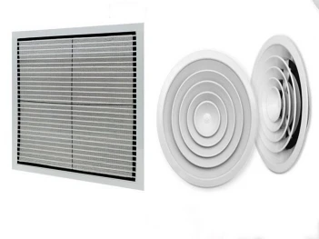 So sánh công năng của miệng gió hồi và cấp trong hệ thống HVAC