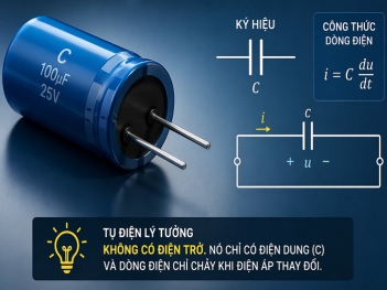 Tụ điện có điện trở không? vì sao tụ vẫn có điện trở thực tế - Cà phê học thuật