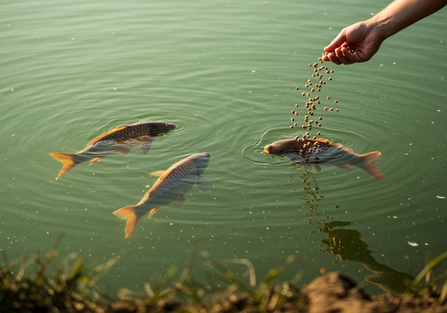 cá chép thích ăn gì