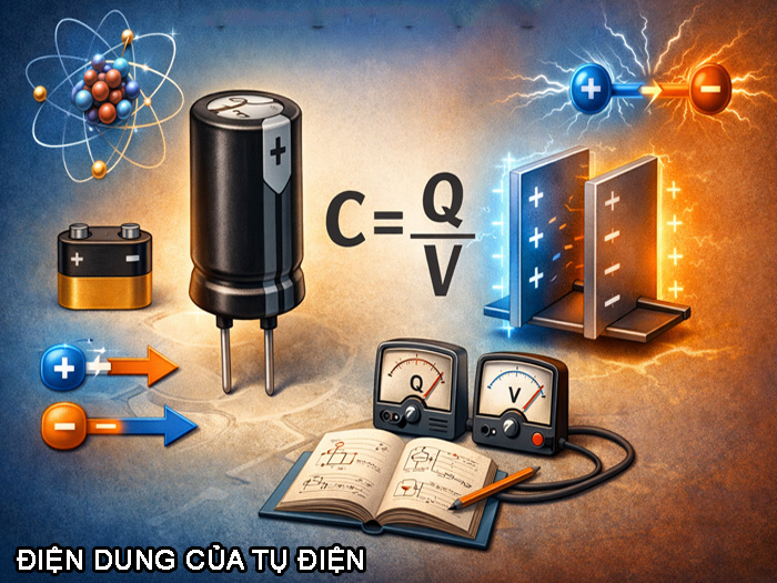điện dung của tụ điện phụ thuộc vào gì