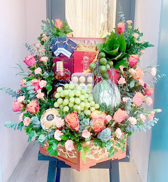 giỏ trái cây dạm ngõ truyền thống