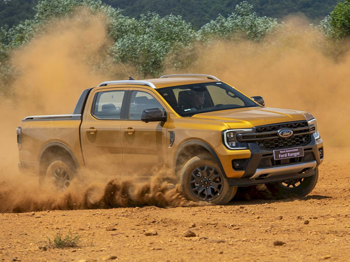 trọng lượng xe bán tải Ford Ranger