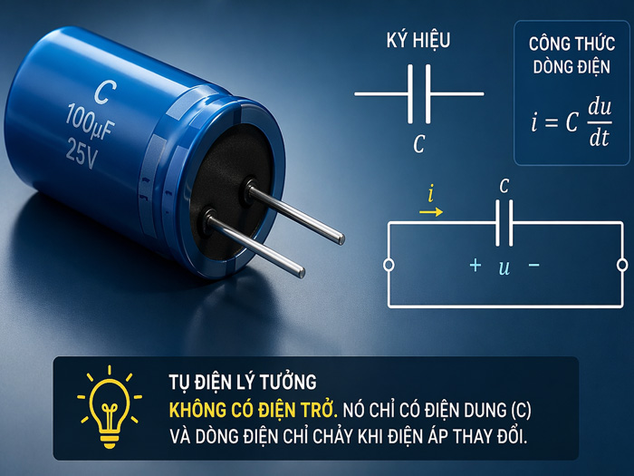tụ điện có điện trở không