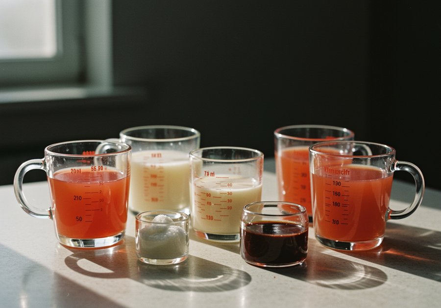 tỷ lệ pha hồng trà sữa